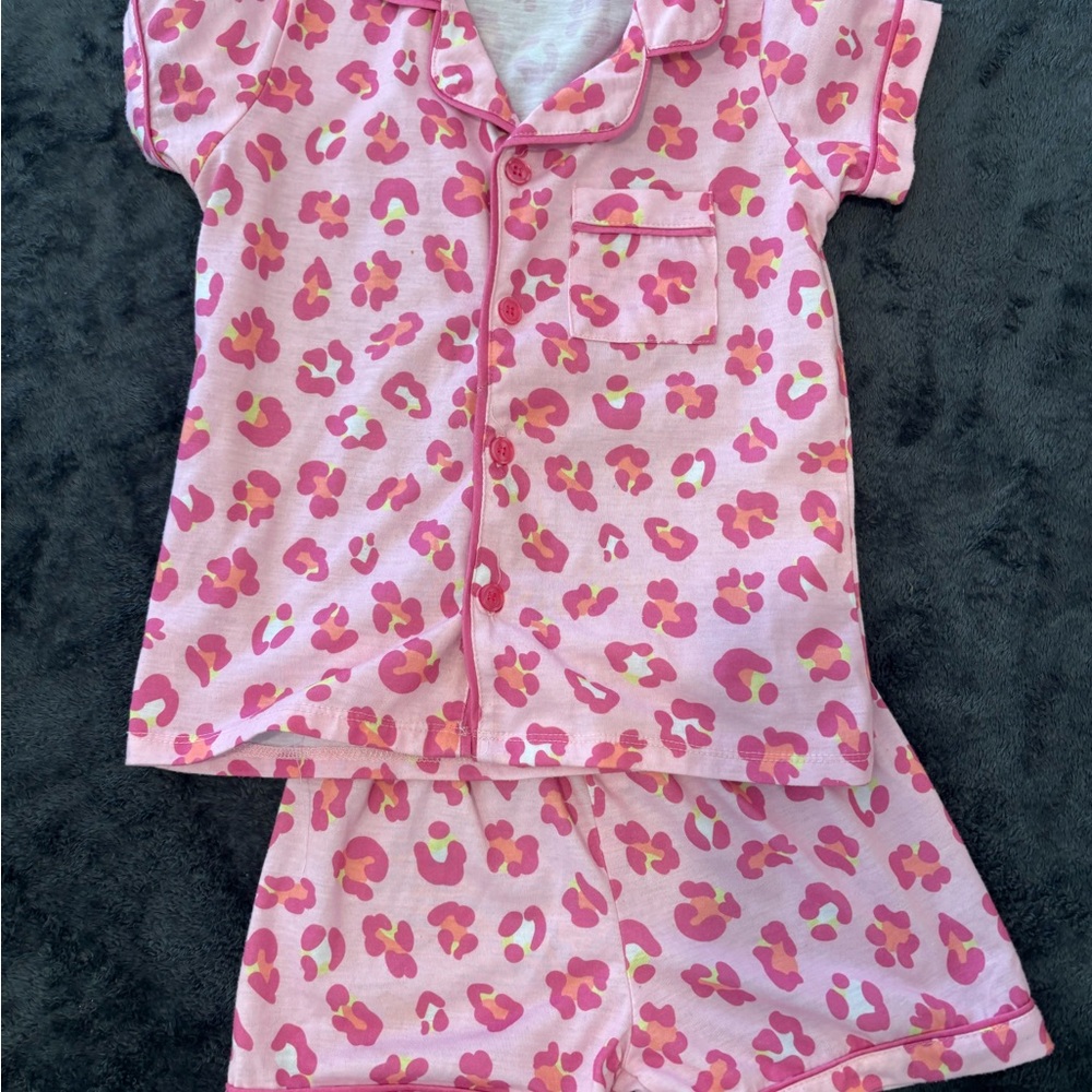 Magic Pink and Yellow Kids Pajama Set